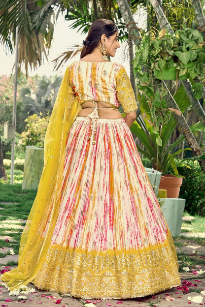Chinon Embroidery A Line Lehenga Choli LC1010244 A