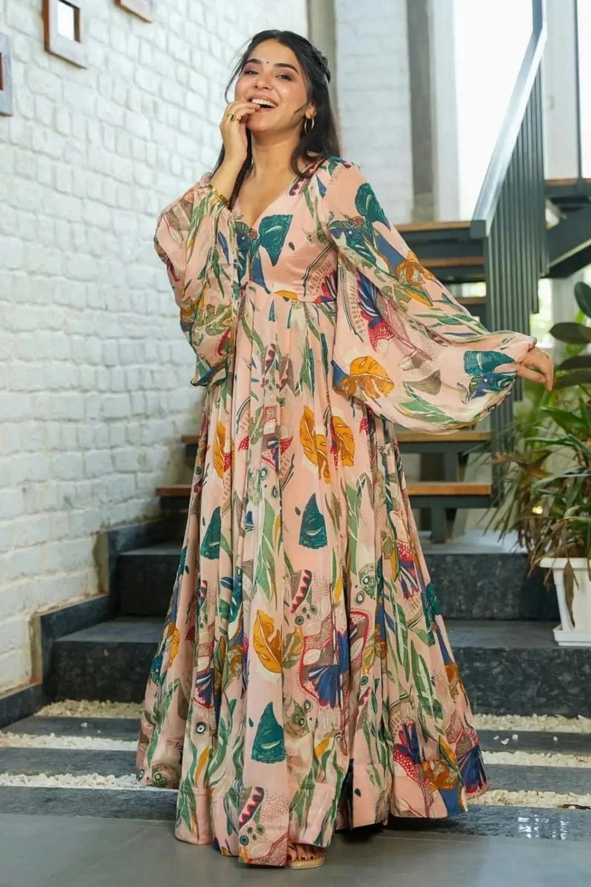 Chinon Readymade Long Gown GW1110563 A