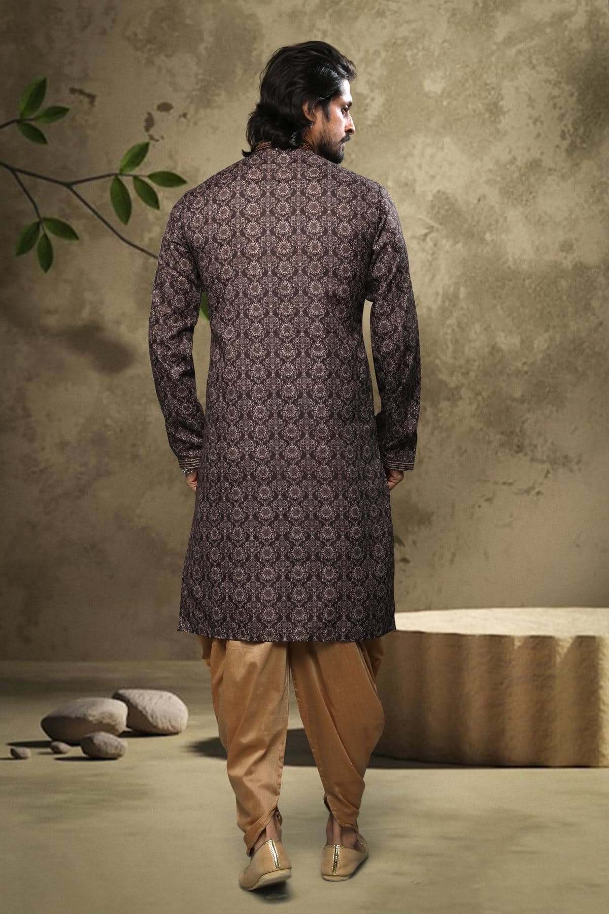 Cotton Kurta Pajama In Beige colour KP1230320 B