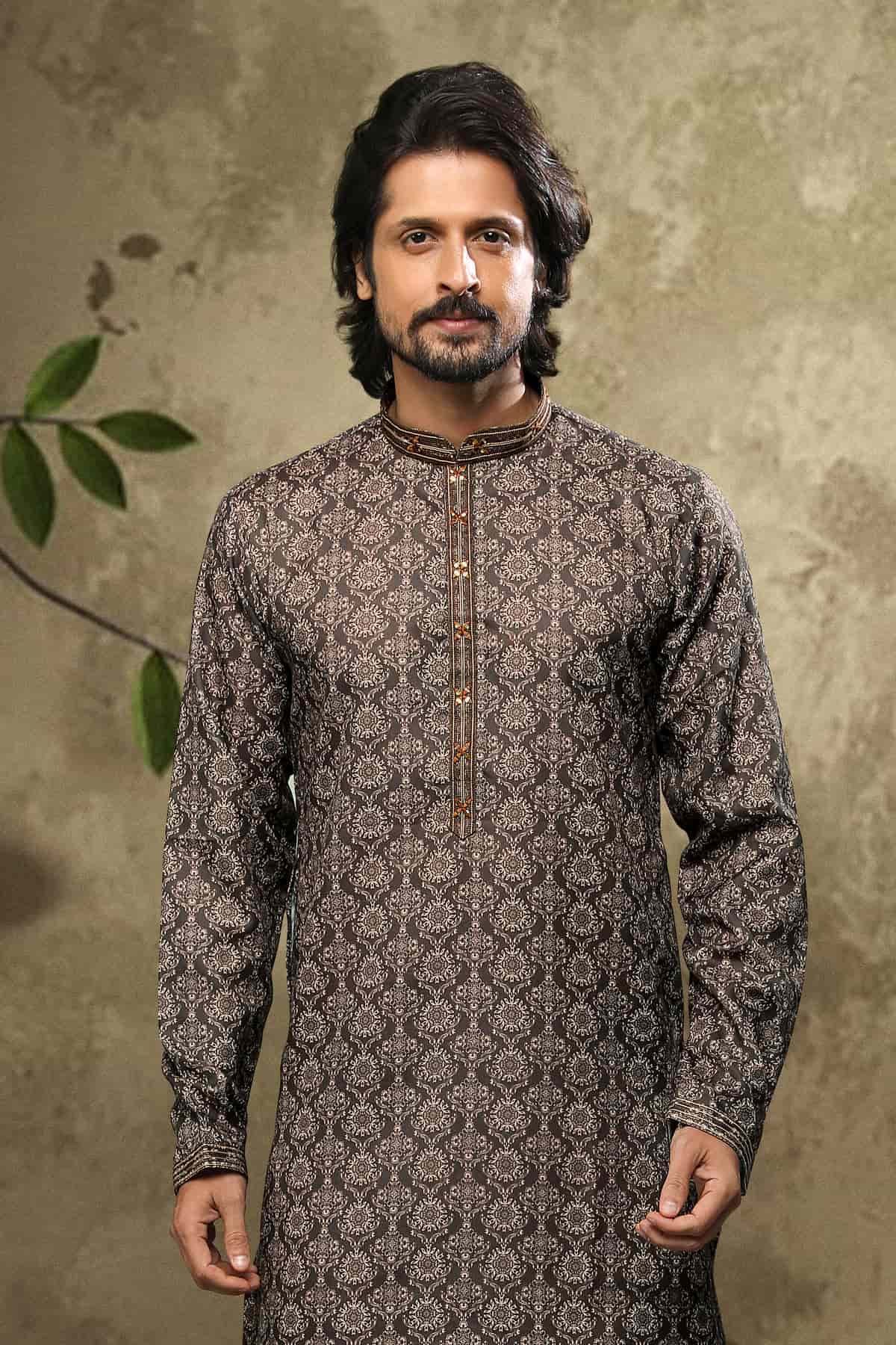 Cotton Kurta Pajama In Beige colour KP1230320 C
