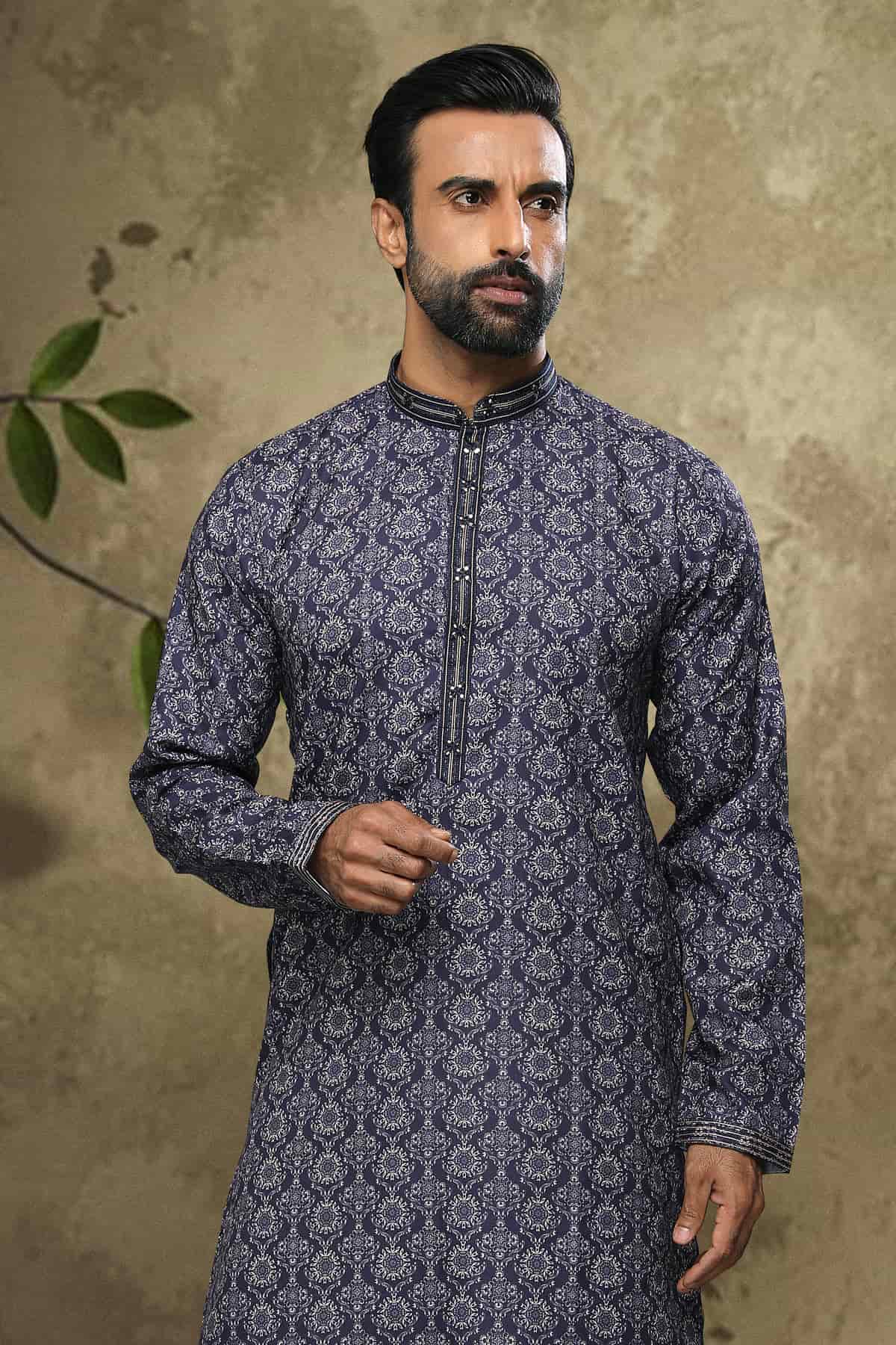 Cotton Kurta Pajama In Beige colour KP1230321 C