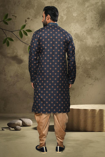 Cotton Kurta Pajama In Beige colour KP1230323 B