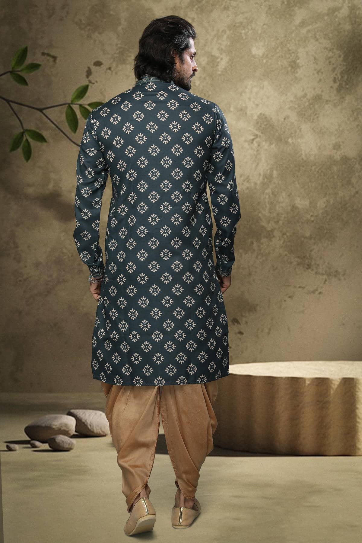 Cotton Kurta Pajama In Beige colour KP1230324 B