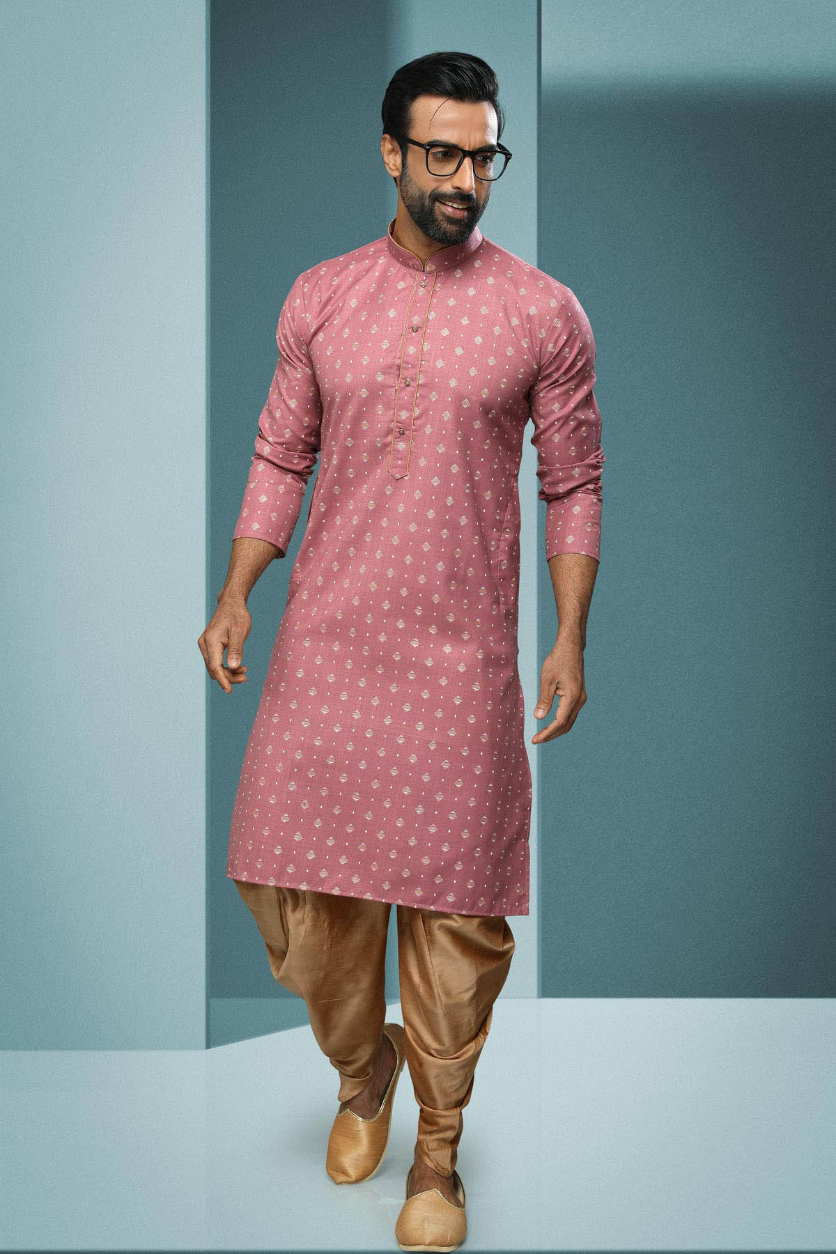 Cotton Kurta Pajama In Beige colour KP1230326 A