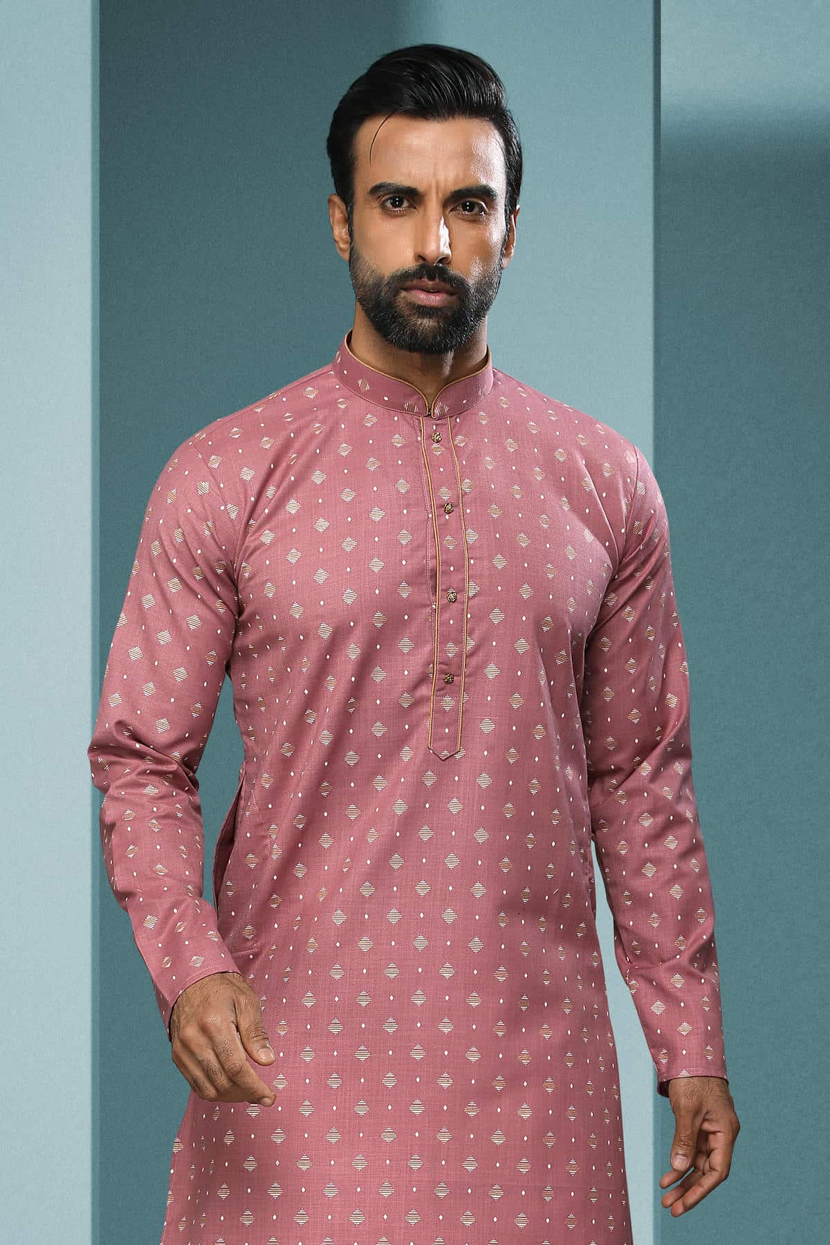 Cotton Kurta Pajama In Beige colour KP1230326 C