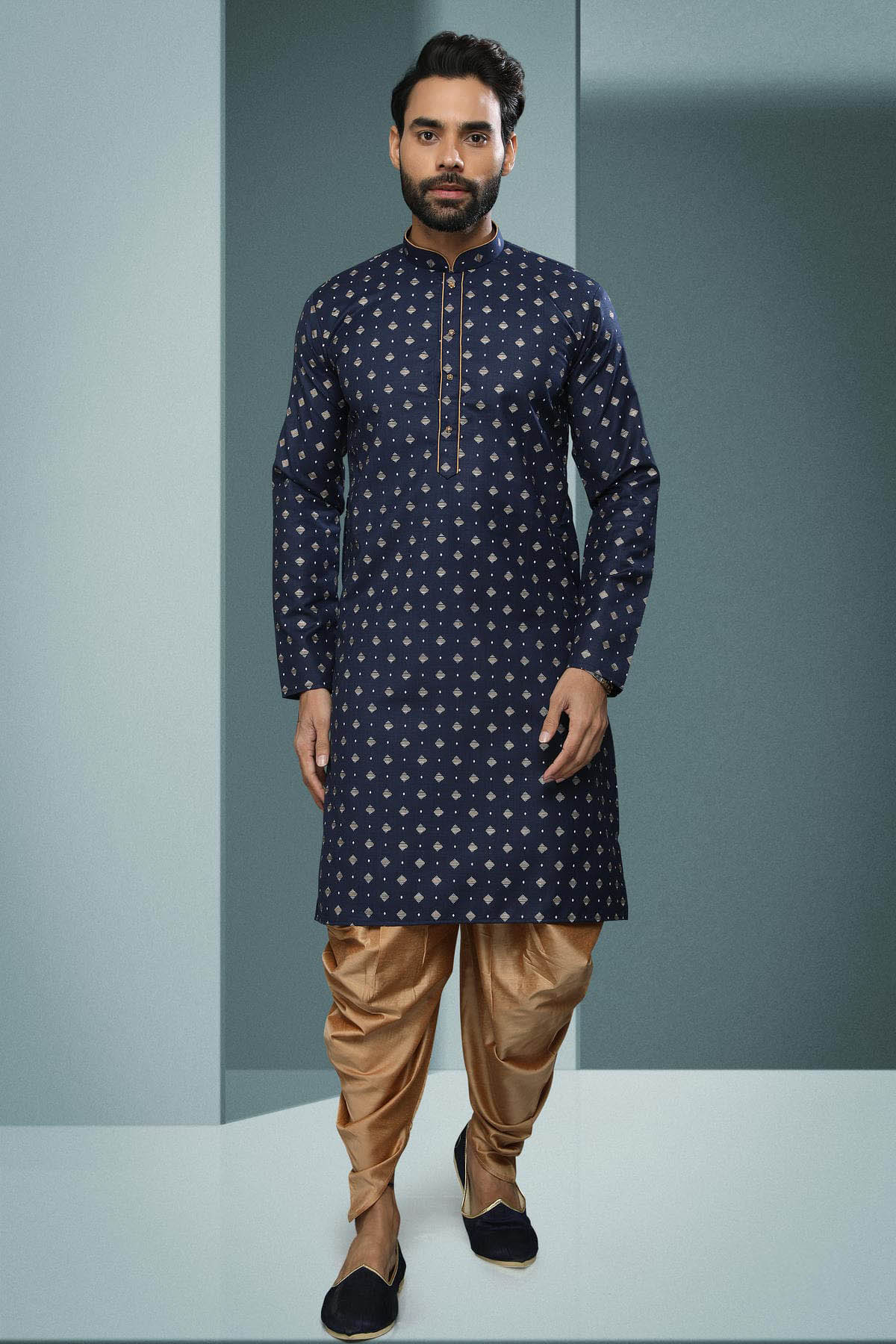 Cotton Kurta Pajama In Beige colour KP1230327