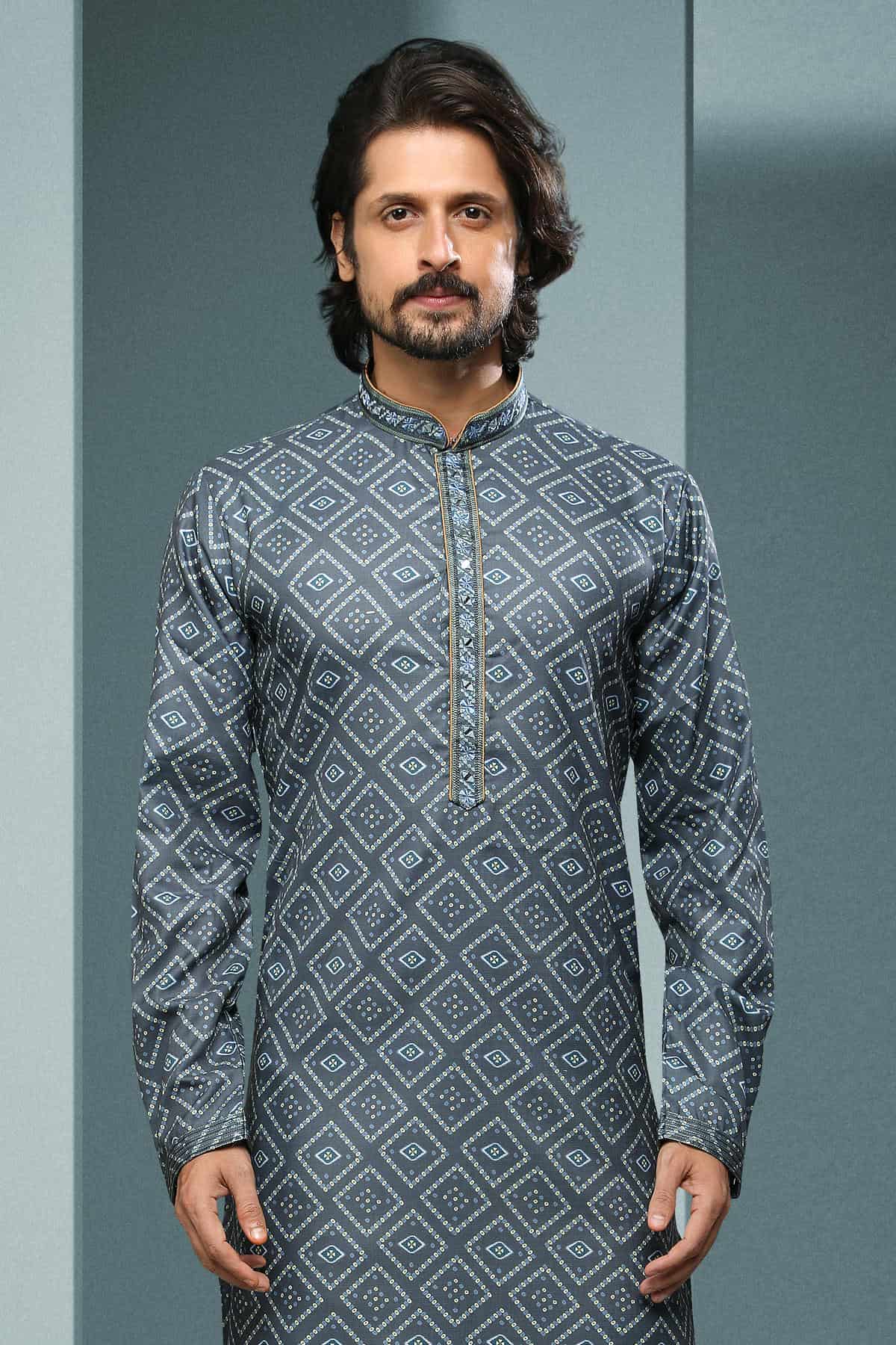 Cotton Kurta Pajama In Beige colour KP1230329 C