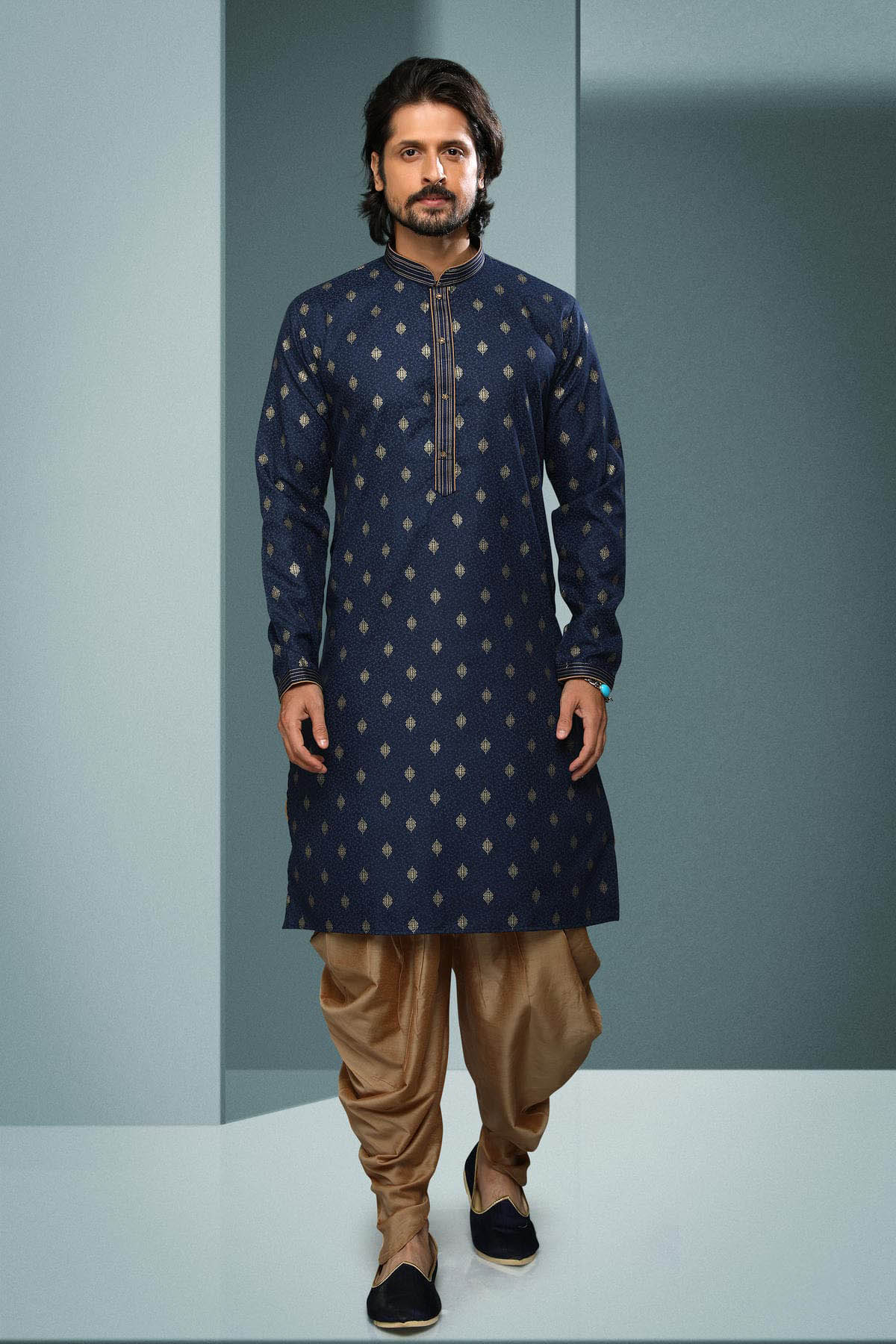 Cotton Kurta Pajama In Beige colour KP1230333