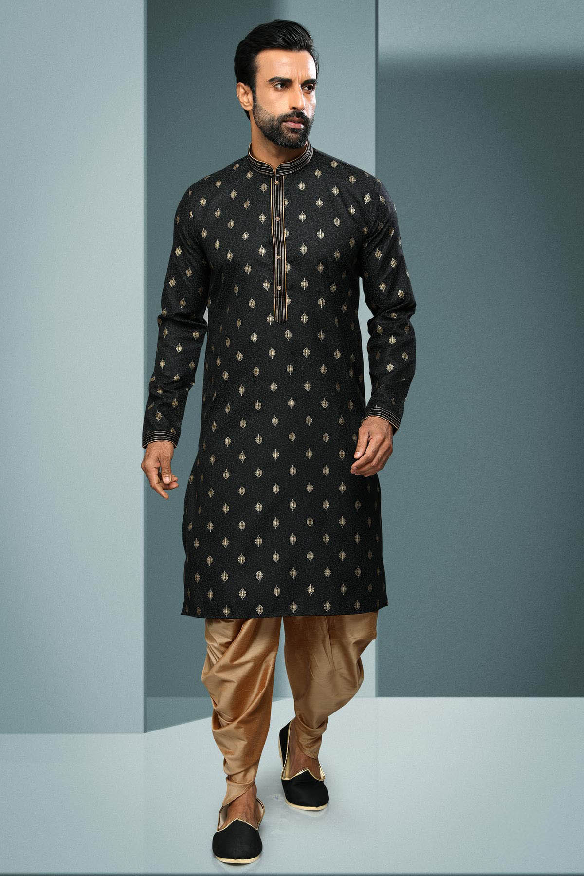 Cotton Kurta Pajama In Beige colour KP1230334