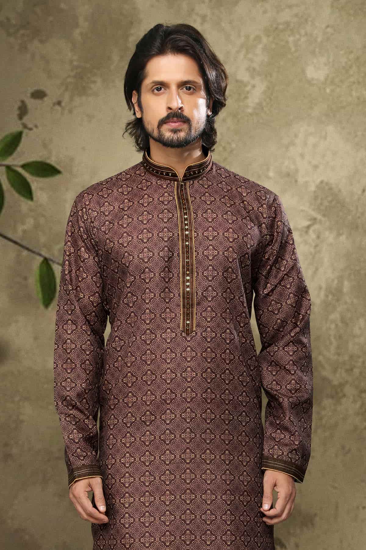 Cotton Kurta Pajama In Cream colour KP1230325 C