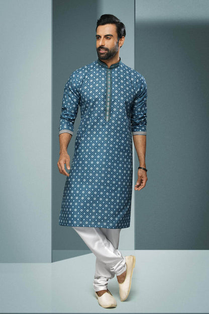 Cotton Kurta Pajama In Off Whiite colour KP1230335 A