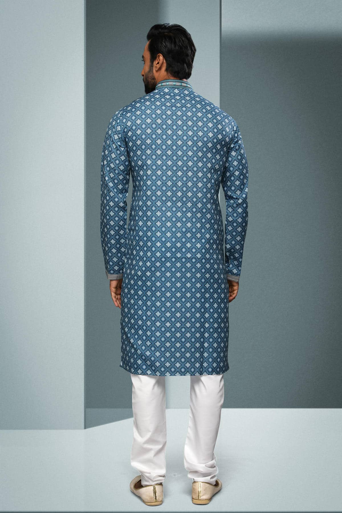 Cotton Kurta Pajama In Off Whiite colour KP1230335 B