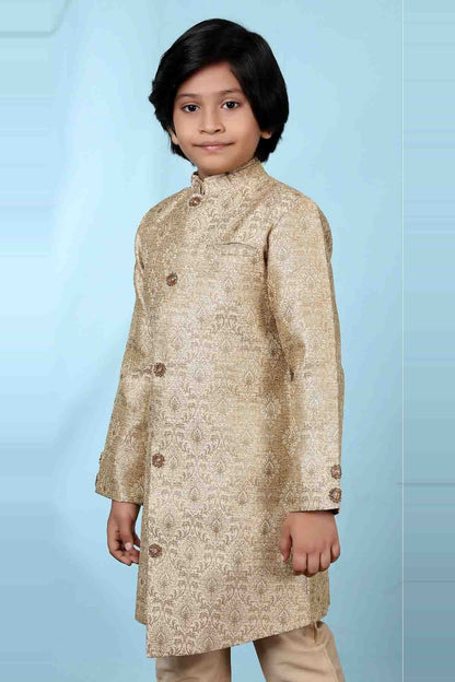 Gold Colour Jacquard Jacket BW1070121 A