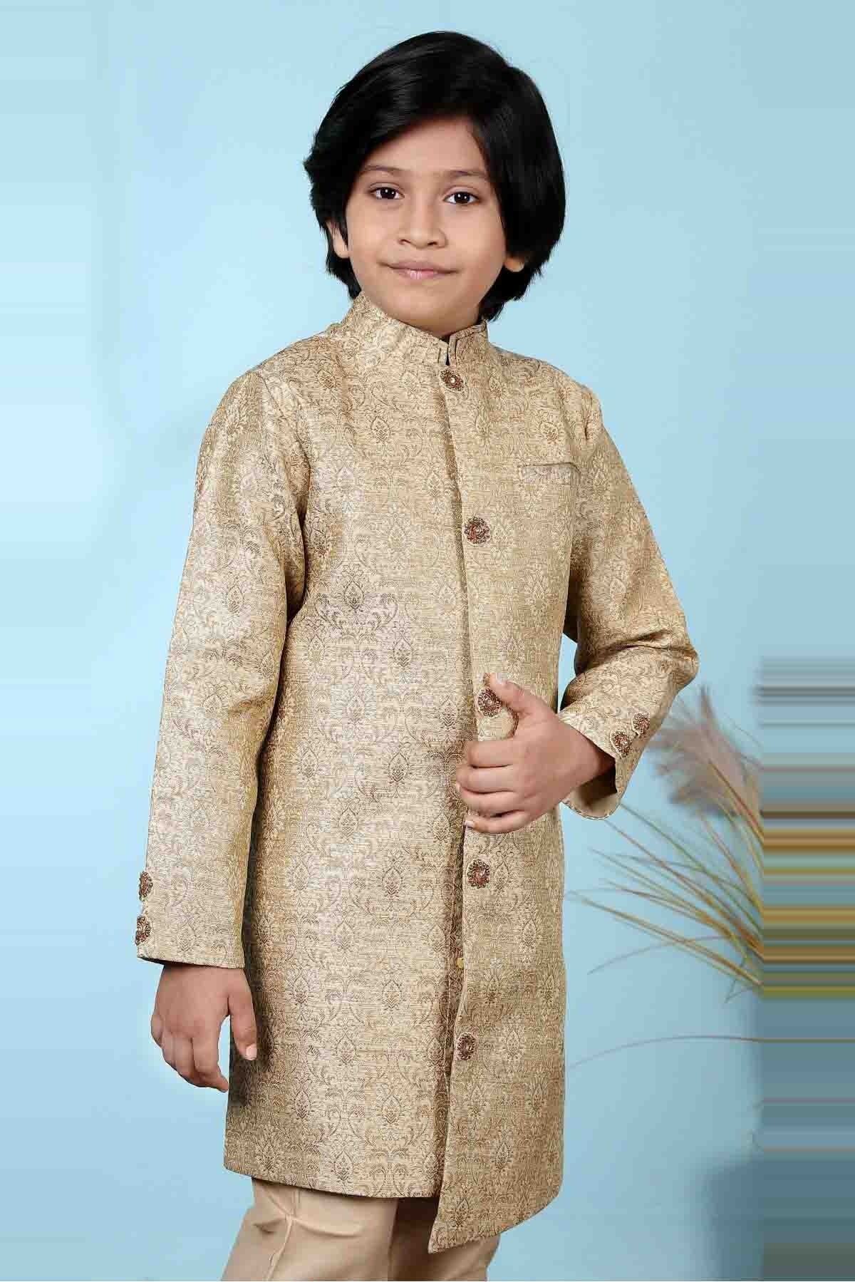 Gold Colour Jacquard Jacket BW1070121 B