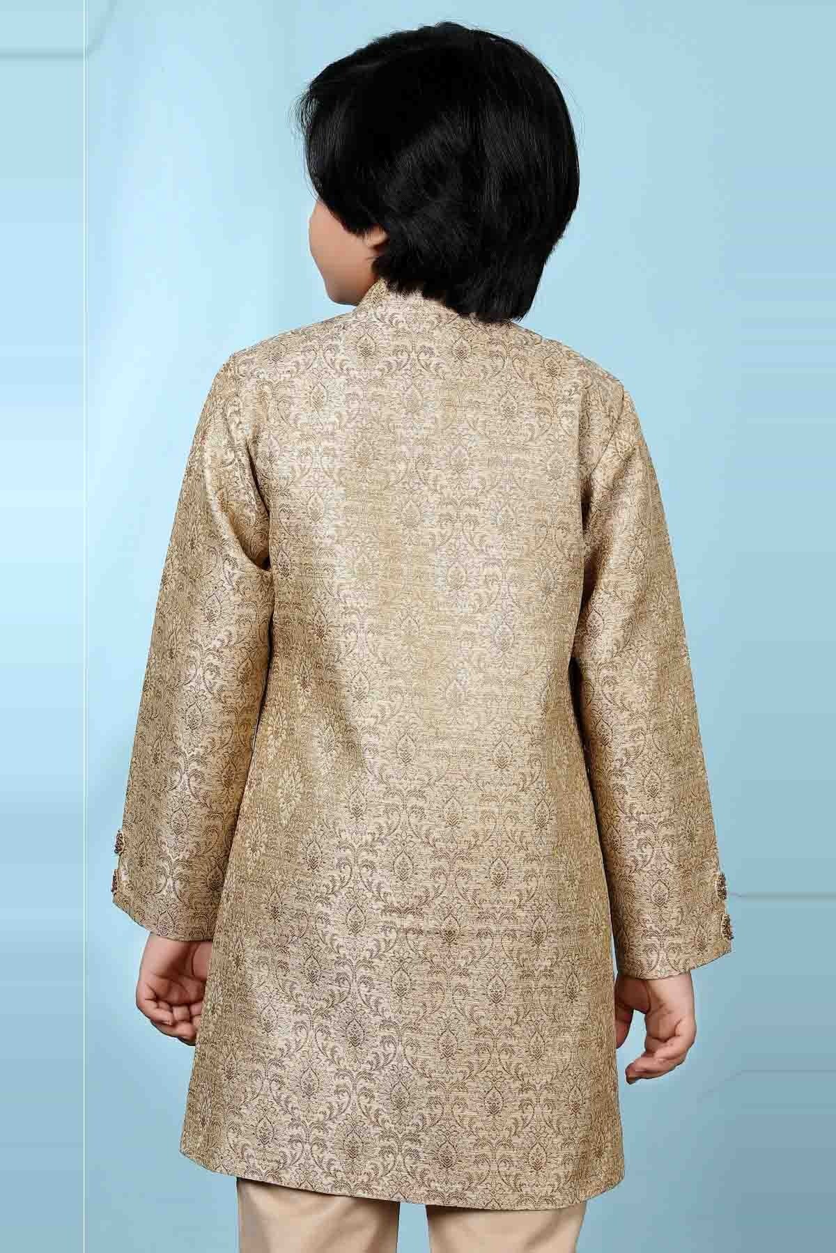 Gold Colour Jacquard Jacket BW1070121 C
