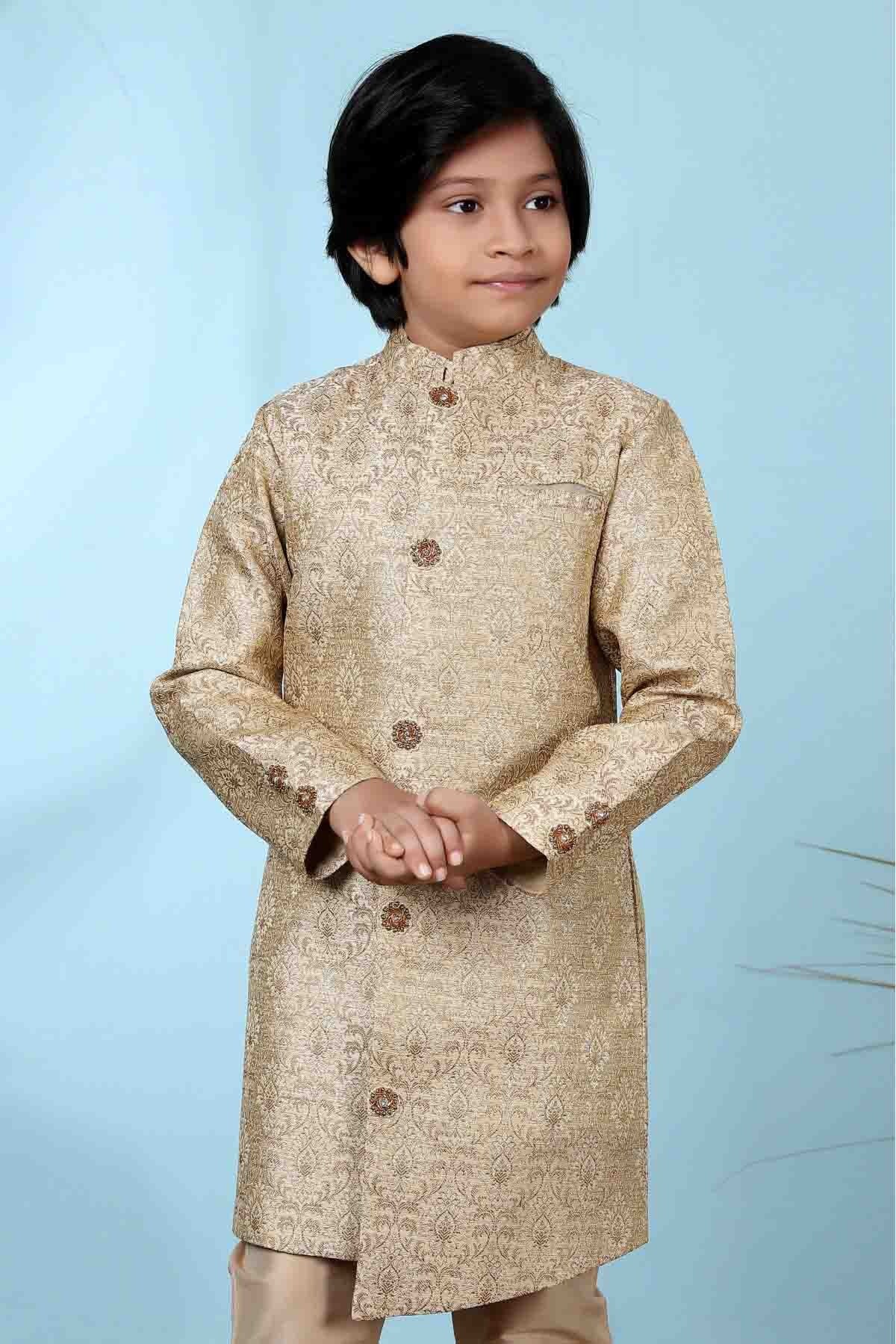 Gold Colour Jacquard Jacket BW1070121