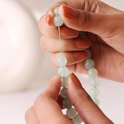Green Aventurine 8mm Round Beads Bracelet – Natural Luck & Prosperity Crystal Bracelet