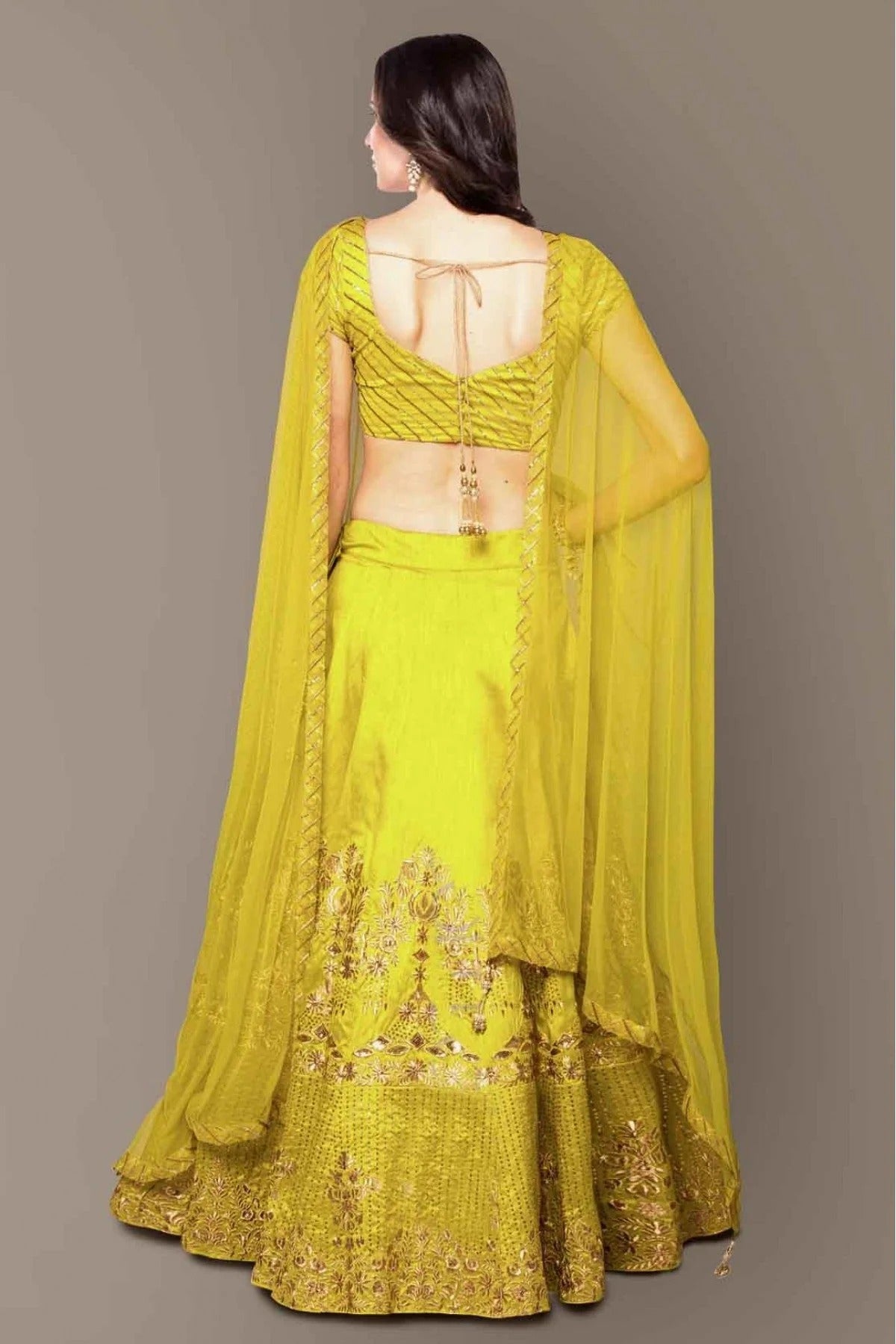 Green Colour Banglory Silk Lehenga Choli LC1010041 A