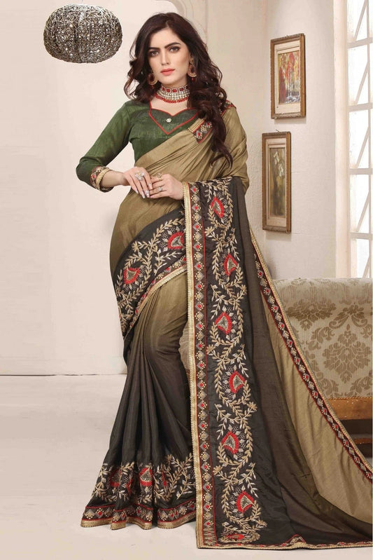 Green Colour Dola Silk Designer Saree SD1120464