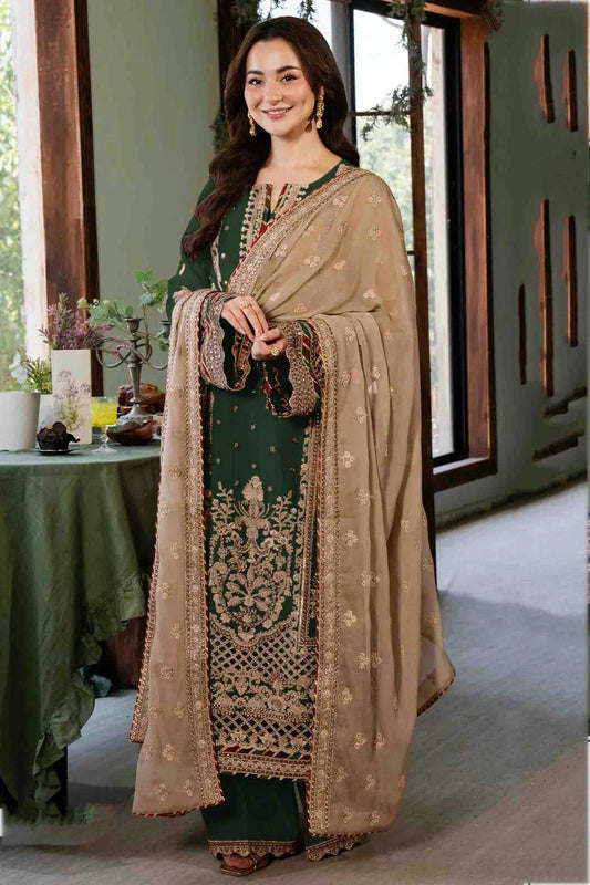 Green Colour Faux Georgette Pakistani Suit SM1140907