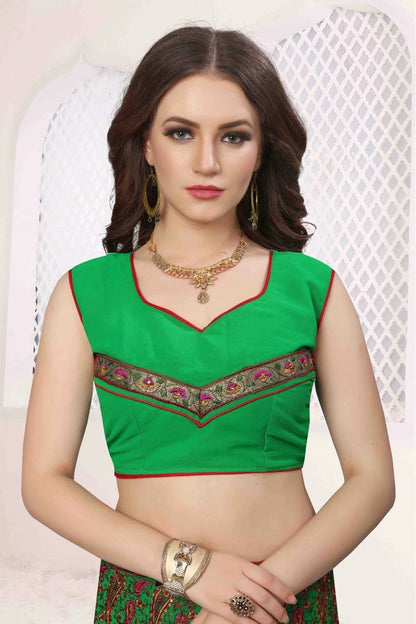 Green Colour Georgette Designer Saree SD1120437 A