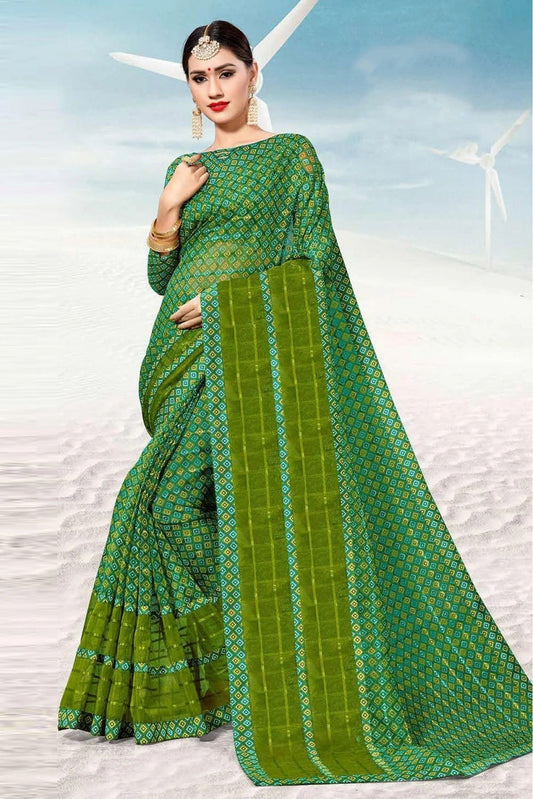 Green Colour Kota Traditional Saree SD1100741