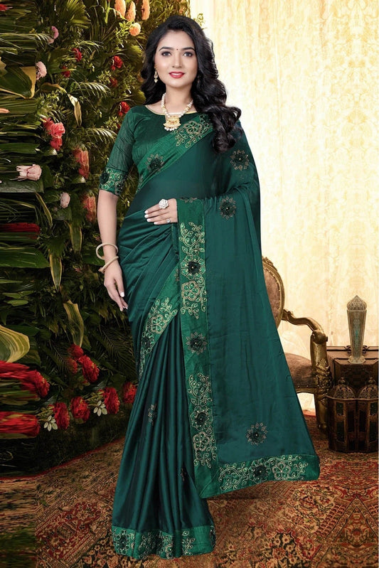 Green Colour Rangoli Silk Designer Saree SD1120627