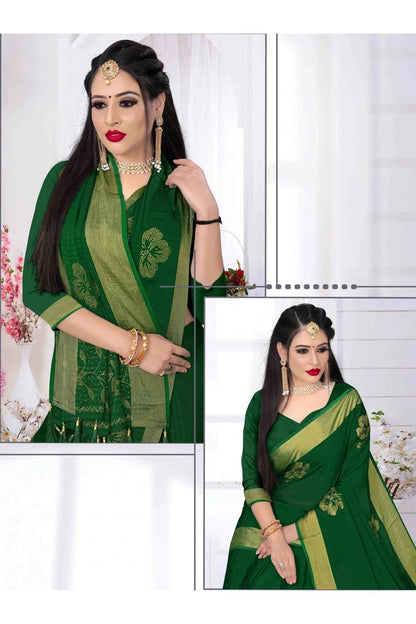 Green Colour Silk Satin Designer Saree SD1120635 A
