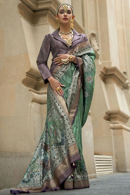 Green Colour Silk Traditional Saree SD1111919