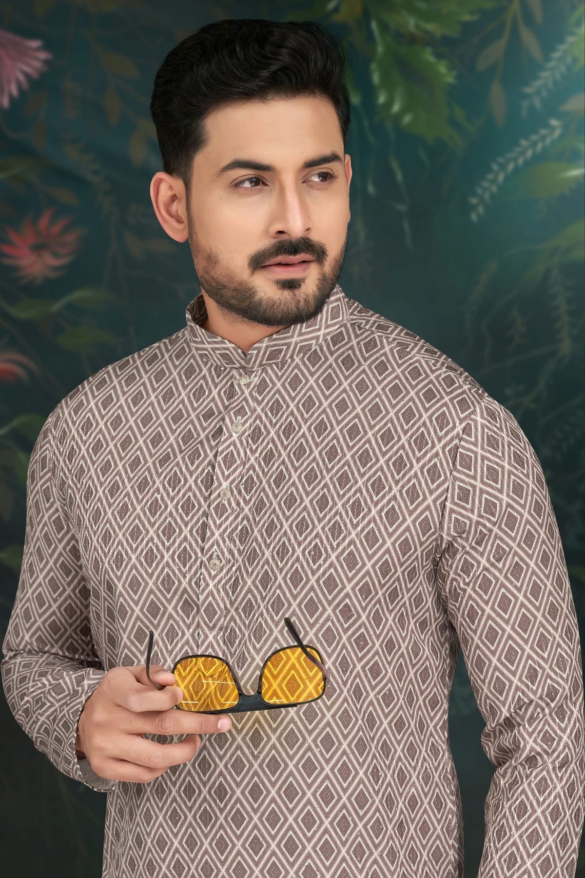 Grey Colour Rayon Kurta Pajama KP1040489 A