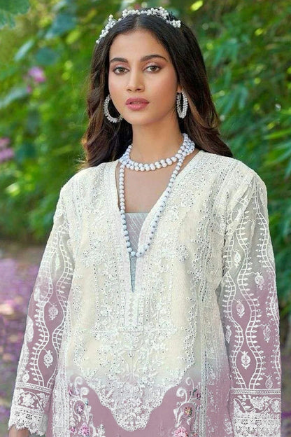Lavender Colour Organza Pakistani Suit SM1140039 A