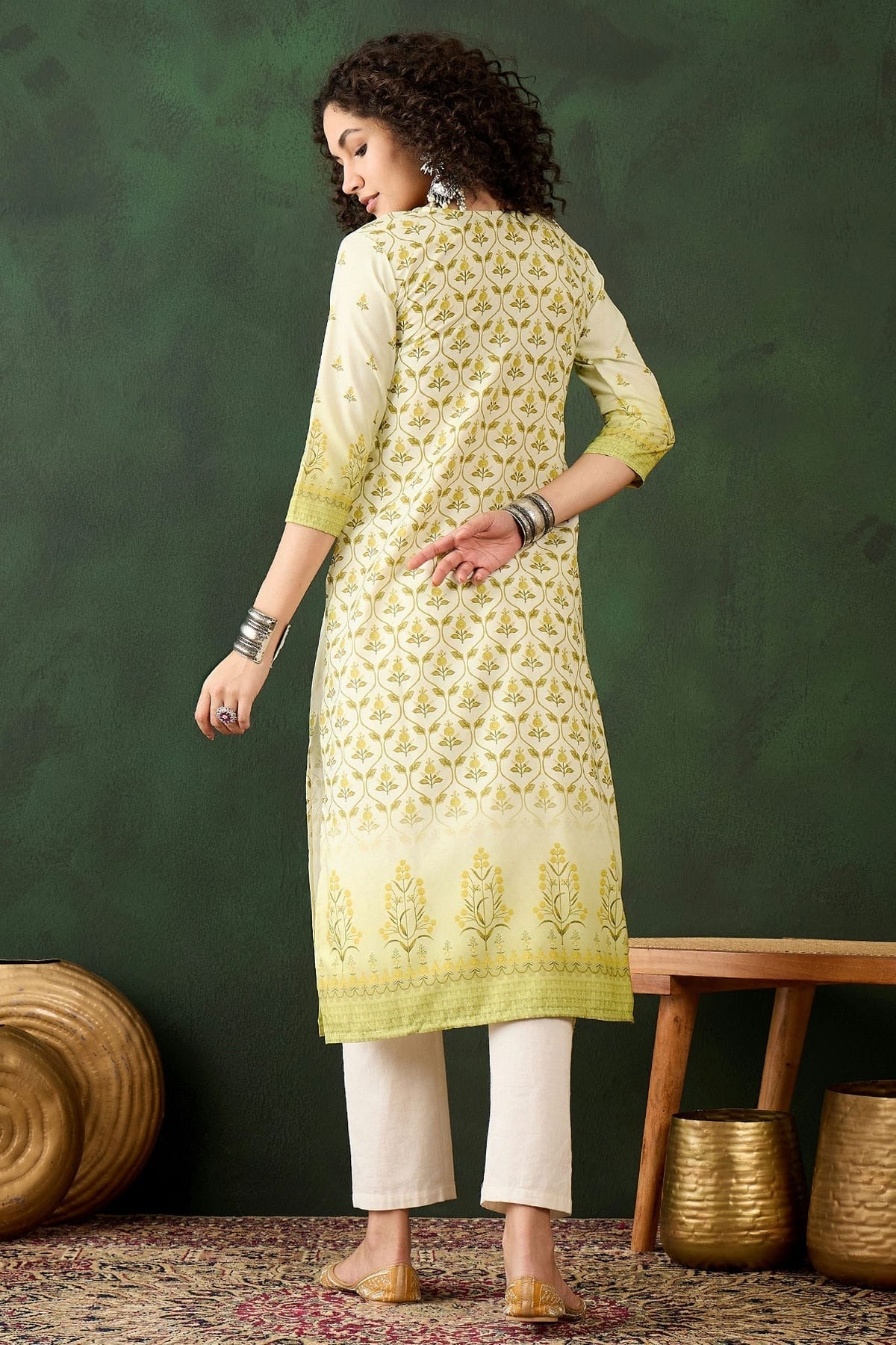 Light Green Colour Rayon Kurti KR1111250 A