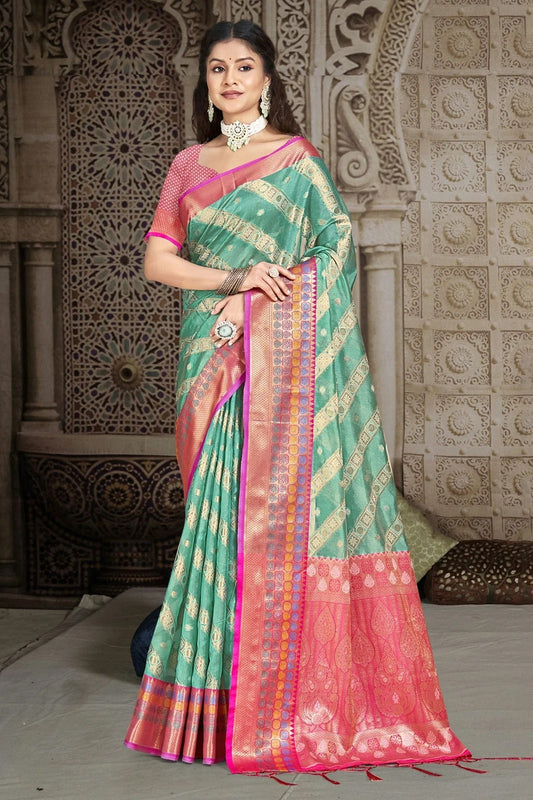 Light Green Colour Silk Traditional Saree SD1102725
