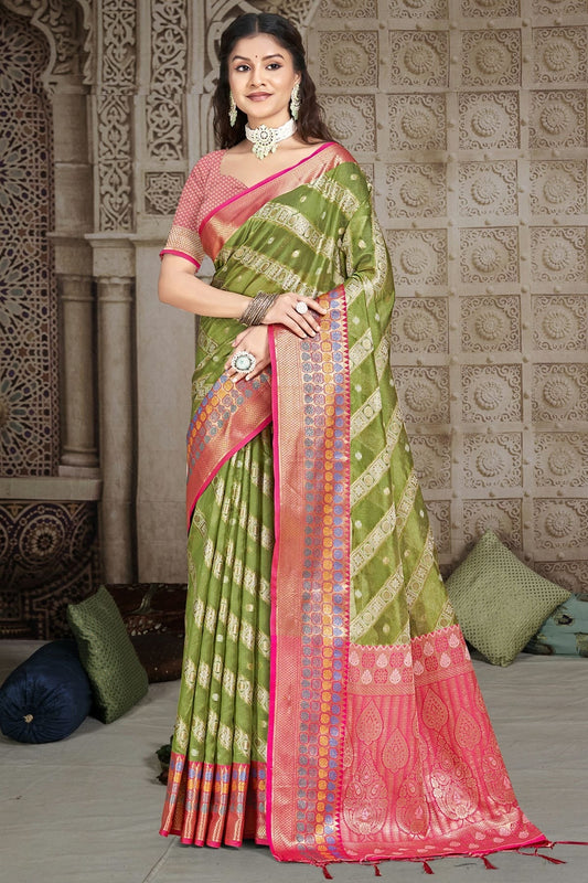 Light Green Colour Silk Traditional Saree SD1102727