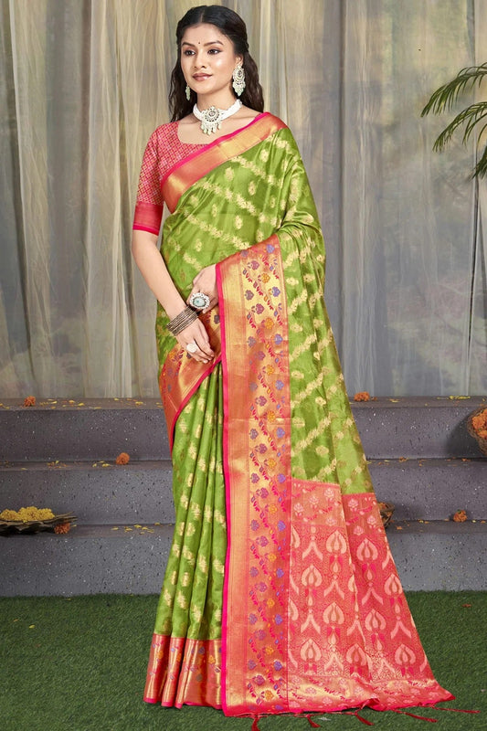 Light Green Colour Silk Traditional Saree SD1102744