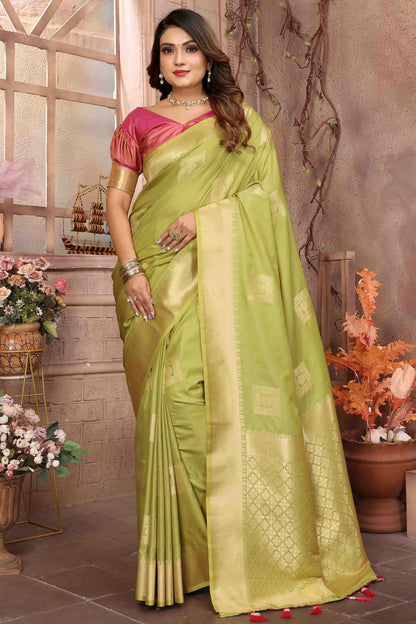 Light Green Colour Soft Silk Traditional Saree SD1113106