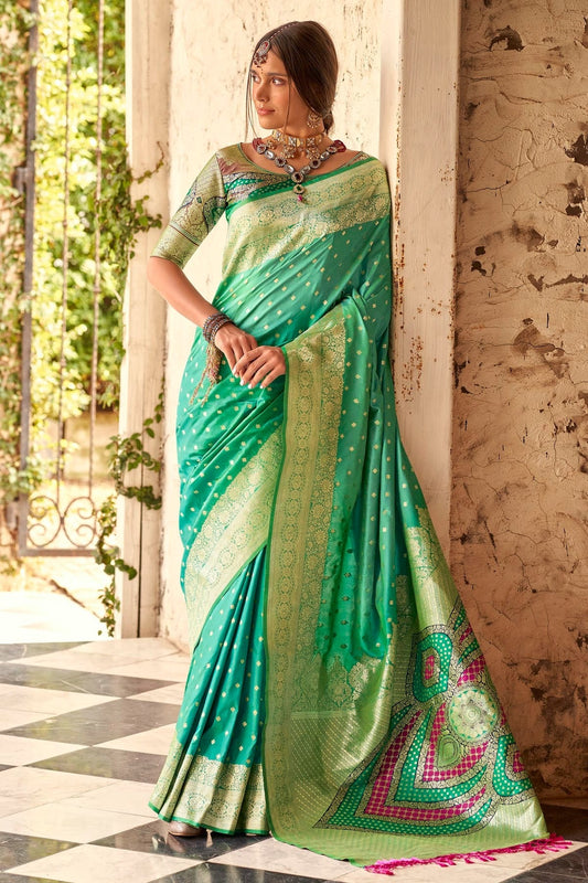Light Green Colour Soft Silk Traditional Saree SD1290159