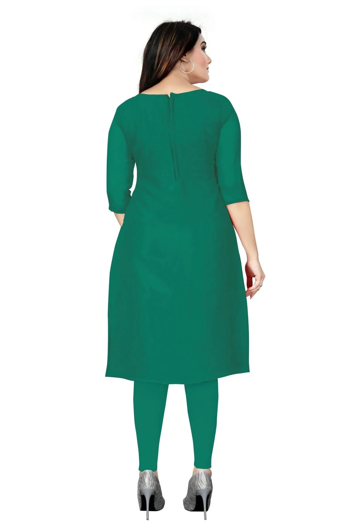 Light Green Colour Unstitched Georgette Straight Suit US1160721 A