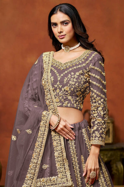 Light Purple Colour Net Lehenga Choli LC1050647 B