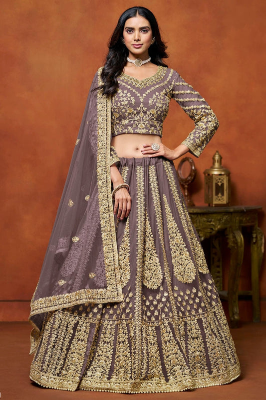 Light Purple Colour Net Lehenga Choli LC1050647