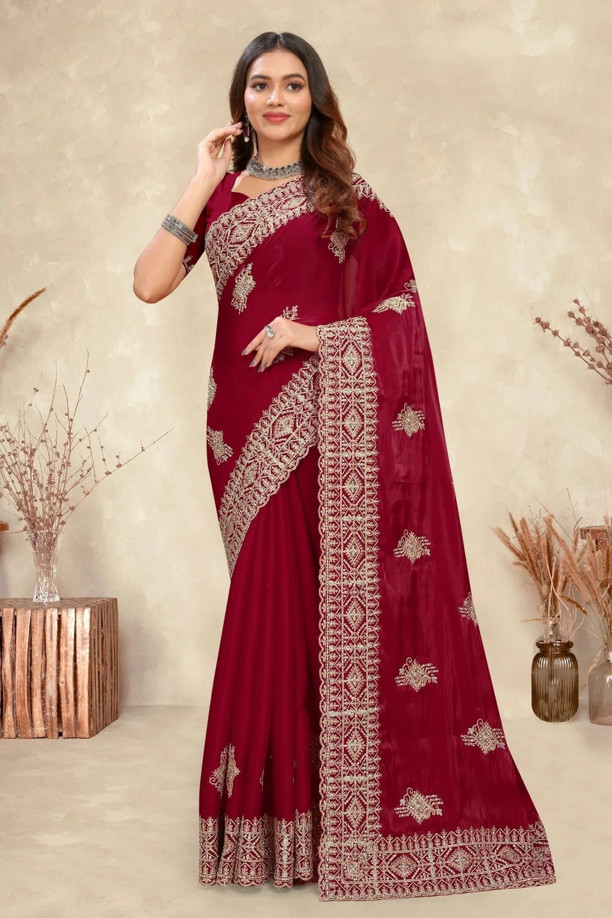 Magenta Colour Crepe Silk Saree SD1091002_4a12b0b8 8bc3 4a93 8387 7f4ff0373fe9