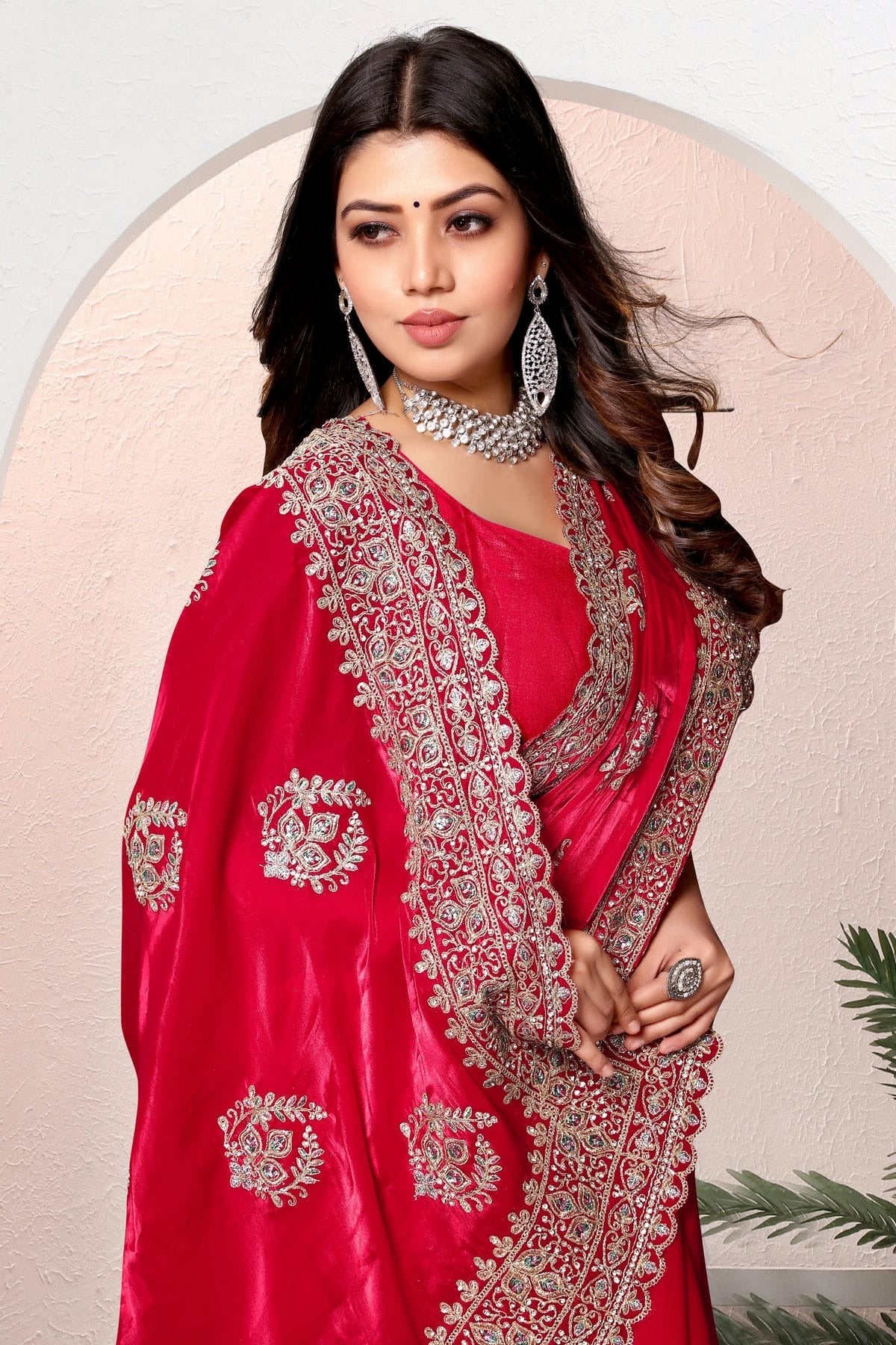 Magenta Colour Crepe Silk Saree SD1091011 A_5f1ae0ee 5841 46bb aa43 56ce250609fc