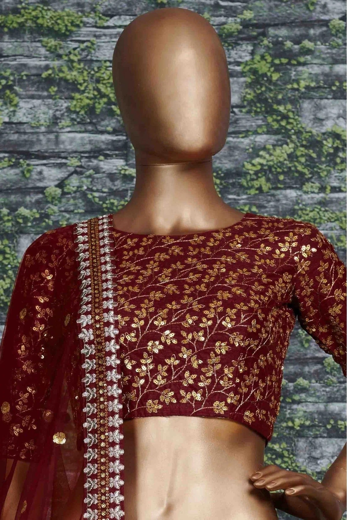 Maroon Colour Banglori Silk Lehenga Choli LC1010013 B