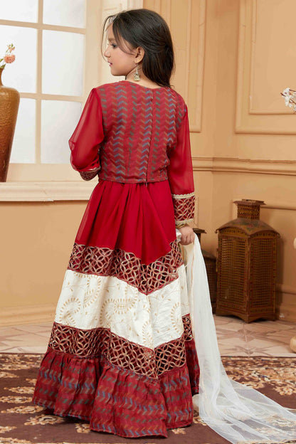 Maroon Colour Handloom Silk Lehenga Suit GW1070747 A