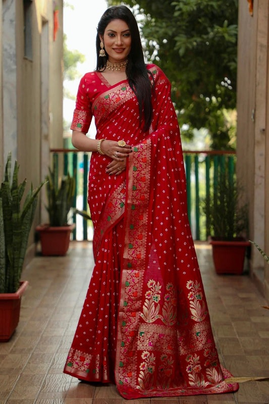 Maroon Colour Paithani Silk Traditional Saree SD1110929