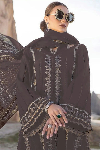 Mauve Colour Faux Georgette Pakistani Suit SM1140058 A