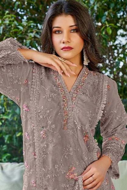 Mauve Colour Georgette Pakistani Suit SM1110688 A