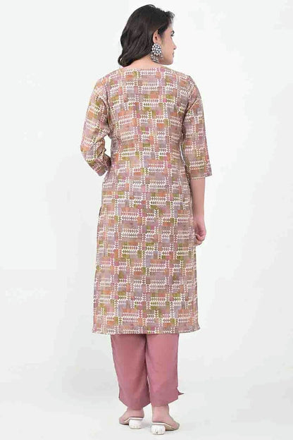 Mauve Colour Silk Stitched Pant Style Suit SS1140729 A