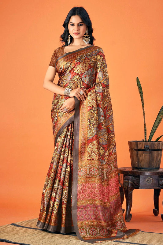 Multicolour Colour Pashmina Saree SD1110323