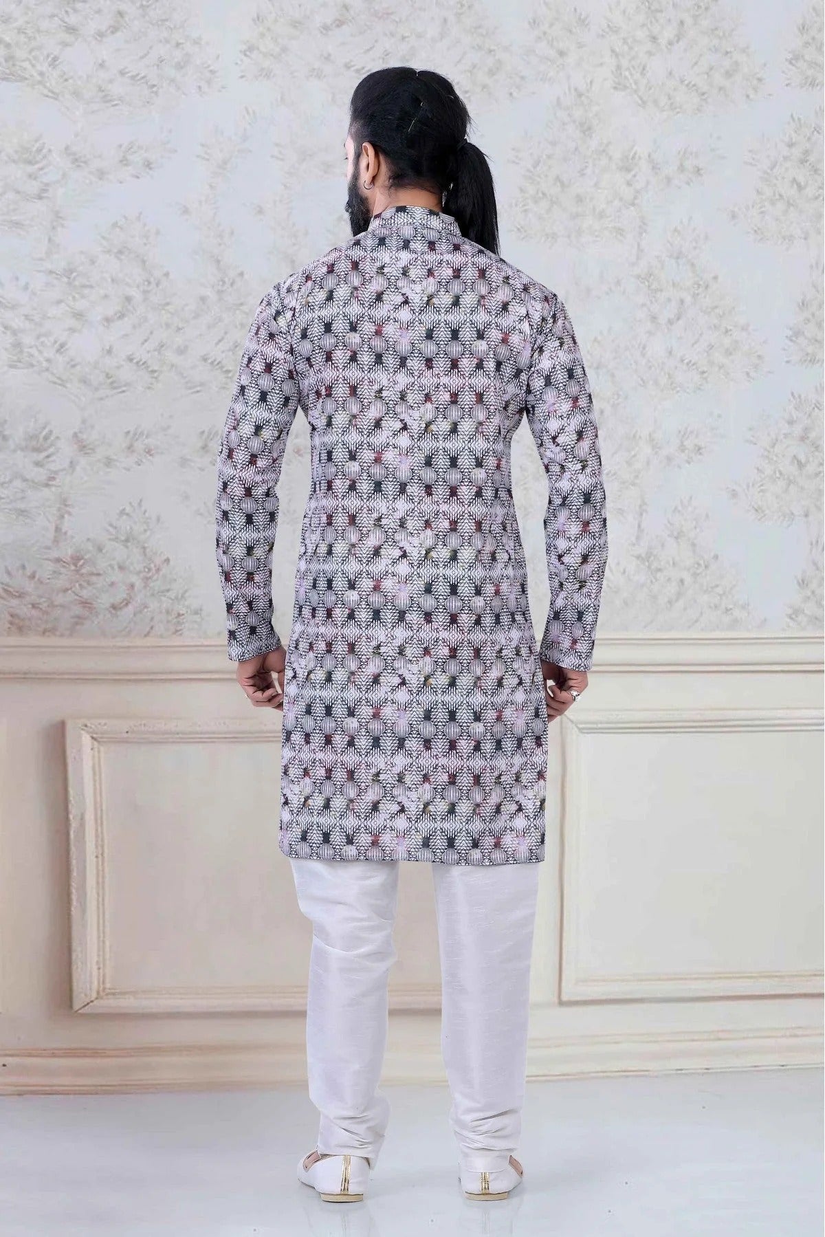 Multicolour Cotton Festival Wear Kurta Pajama KP1130058 A
